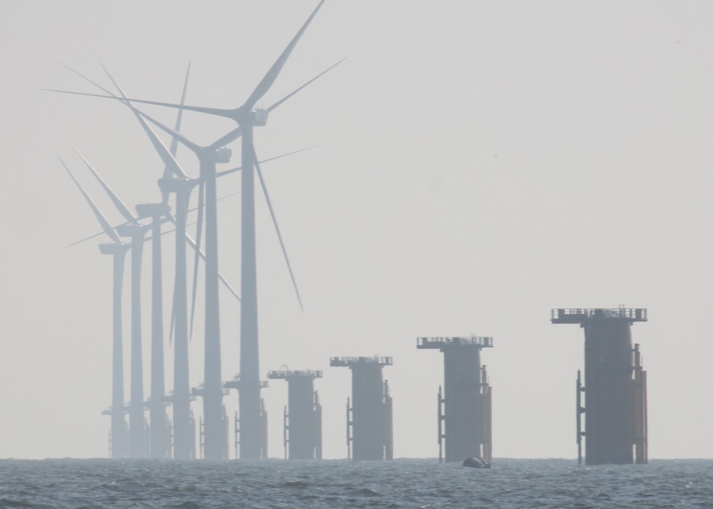 Rampion Wind Farm Sussex progress