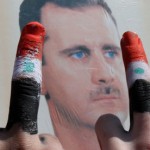 Assad Syria Peace Sign