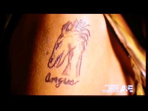 Awful horse tattoo nessie