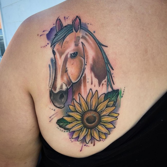 Horse Tattoo - Bad Shoulder