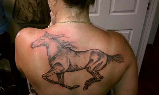 Massive Horse Tattoo