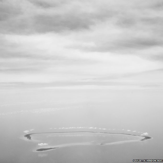 Kiribati sinking into the sea