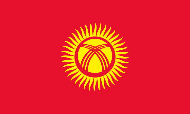 FLAG OF KYRGYZSTAN