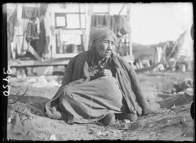 Siberia Century 100 year photos - old lady