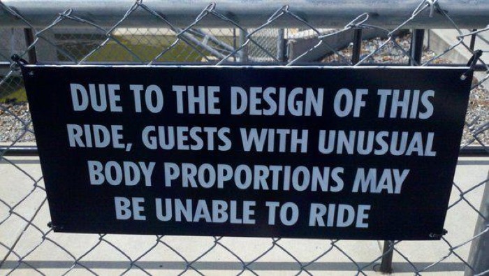 Politically Correct Ride Sign