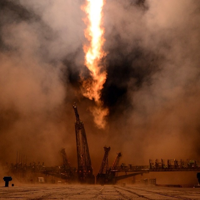 Roscomos Roskomos Instagram - Launch prep Soyuz 3