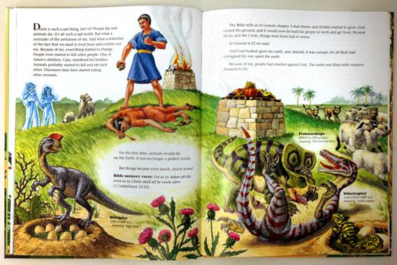 Creationism Text Book New World Dinosaurs of eden