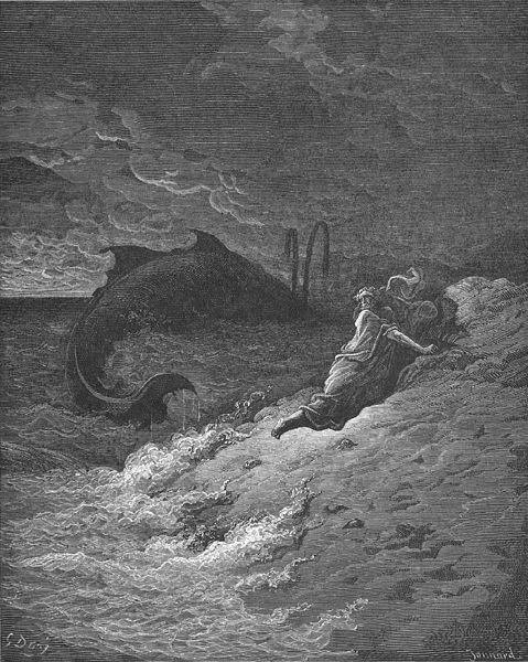 Gustave Dore - Jonah and the whale