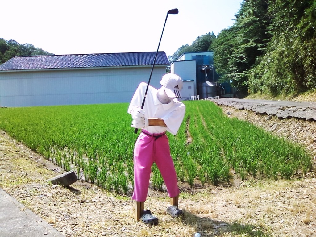 Japanese Scarecrow - golf pro