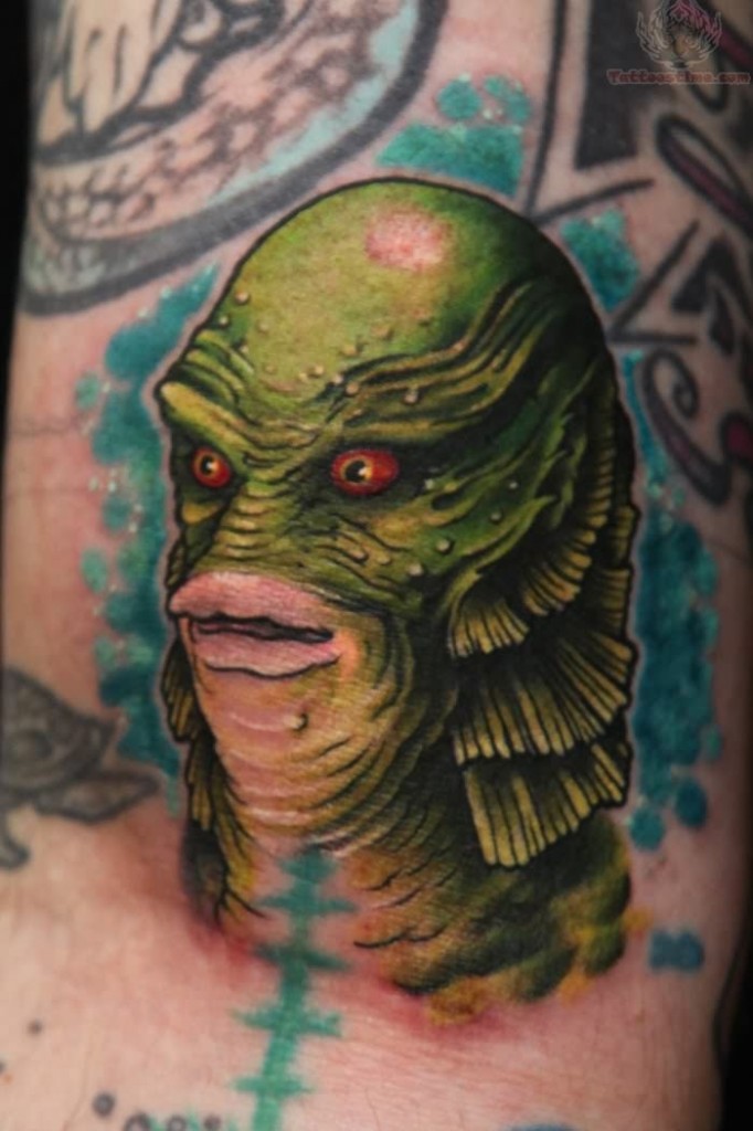Monster Tattoos Best - Fish man
