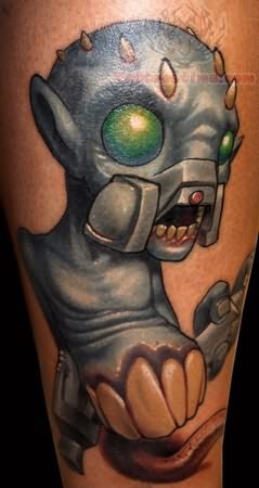 Monster Tattoos Best - alien creature