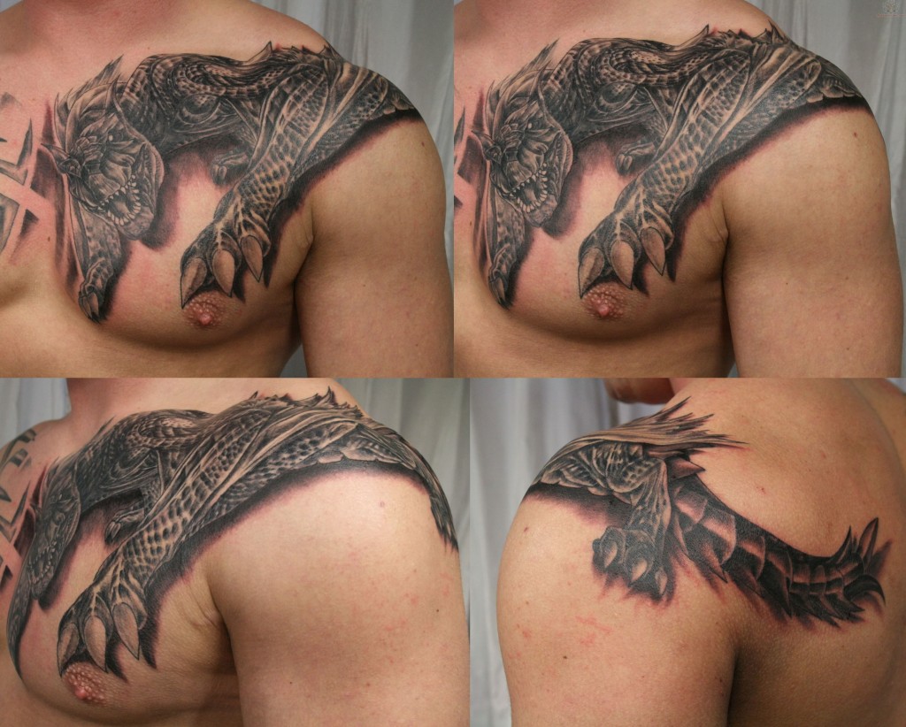 Monster Tattoos Best - dragon
