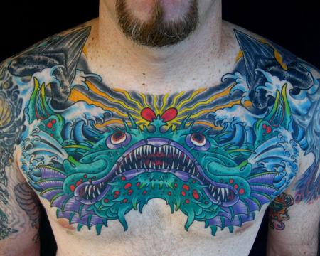 Monster Tattoos Best - sea monster