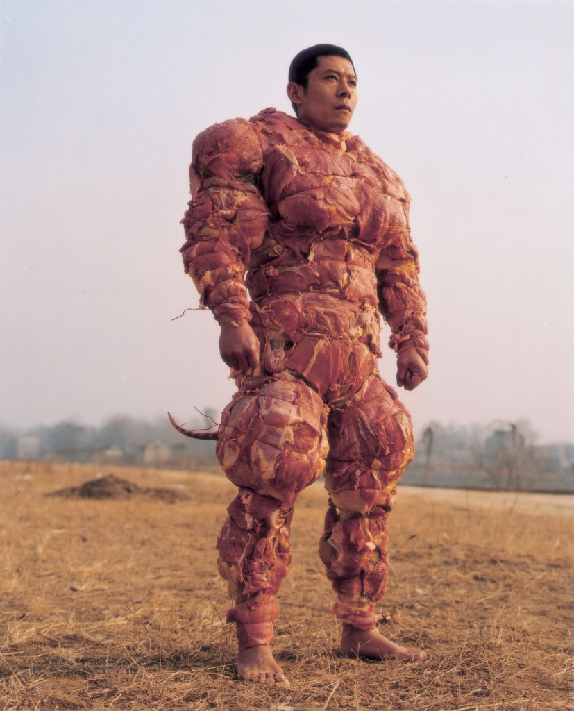 Photography Zhang Huan - Raw Meat Suit 2