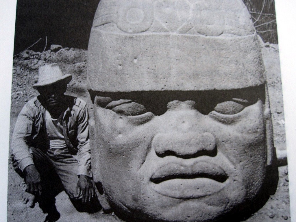 Olmec Art - Head 1946 San Lorenzo