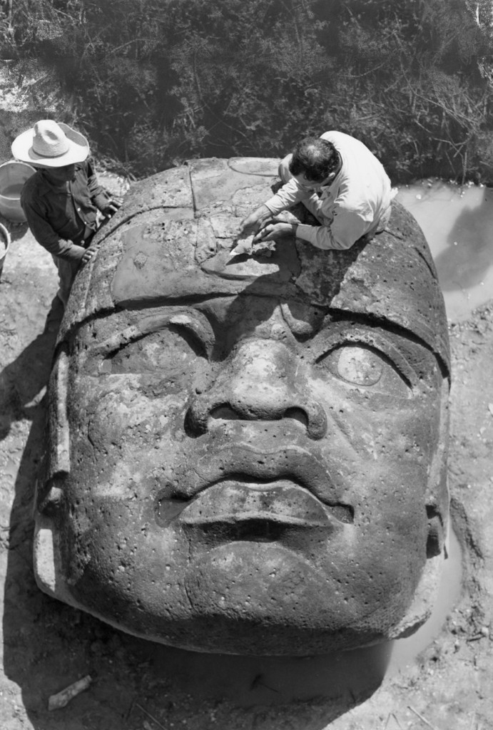 Olmec Art - Head 1946 San Lorenzo - Mexico