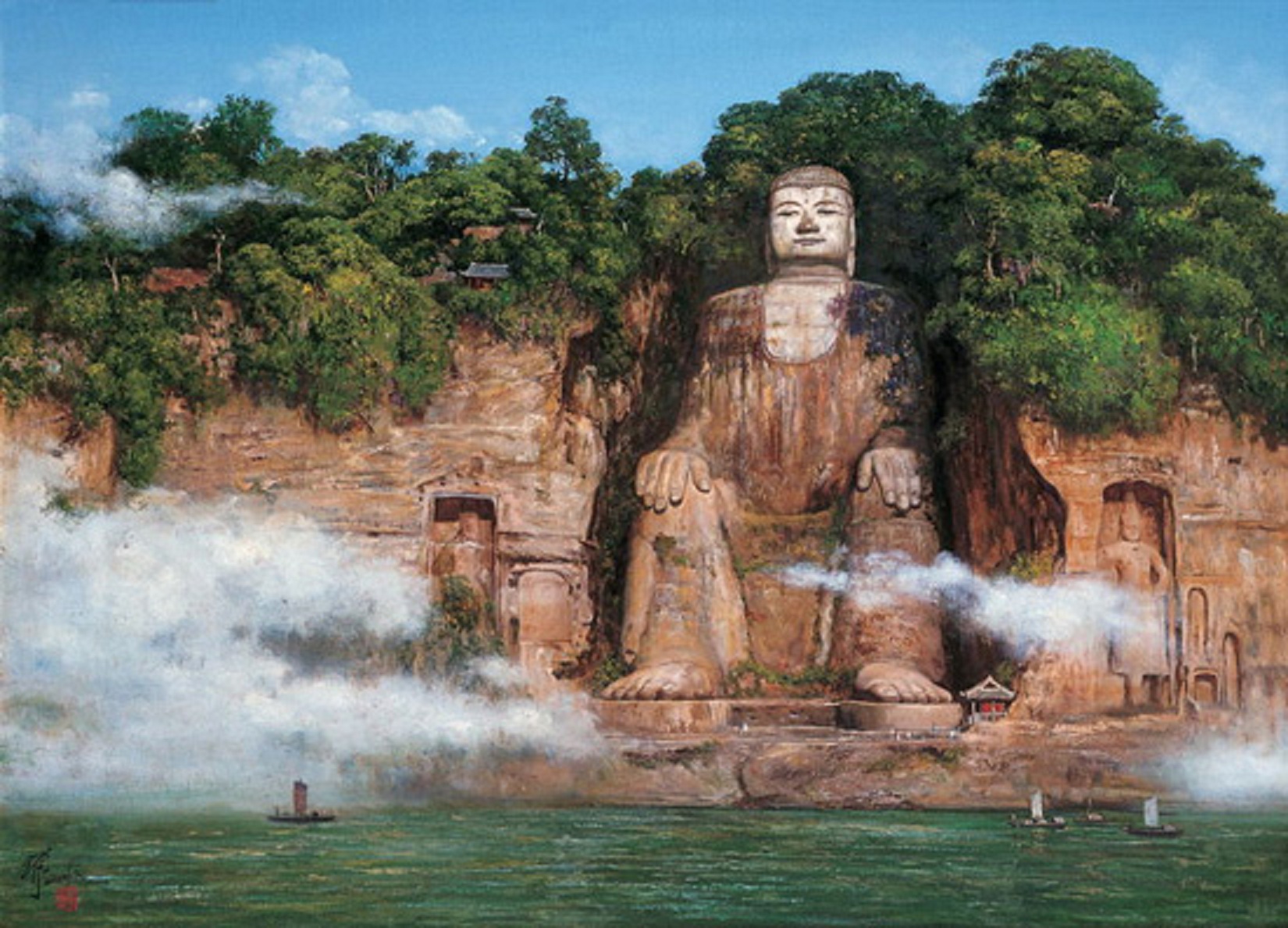 Leshan Giant Buddha - China - Historical