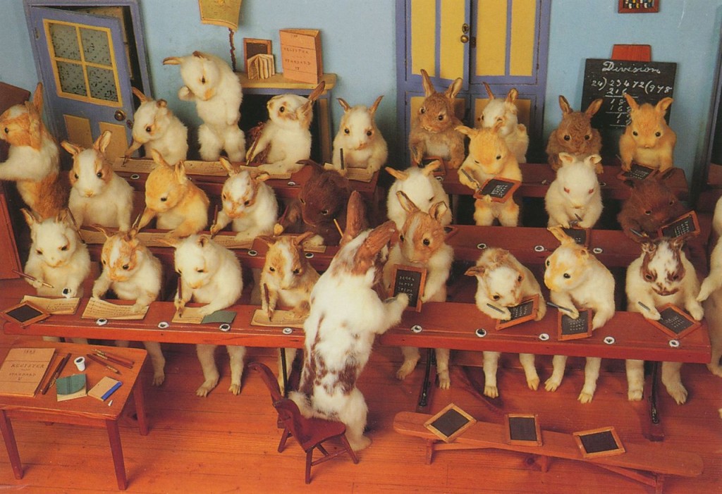 Walter Potter Taxidermy - Rabbits At School