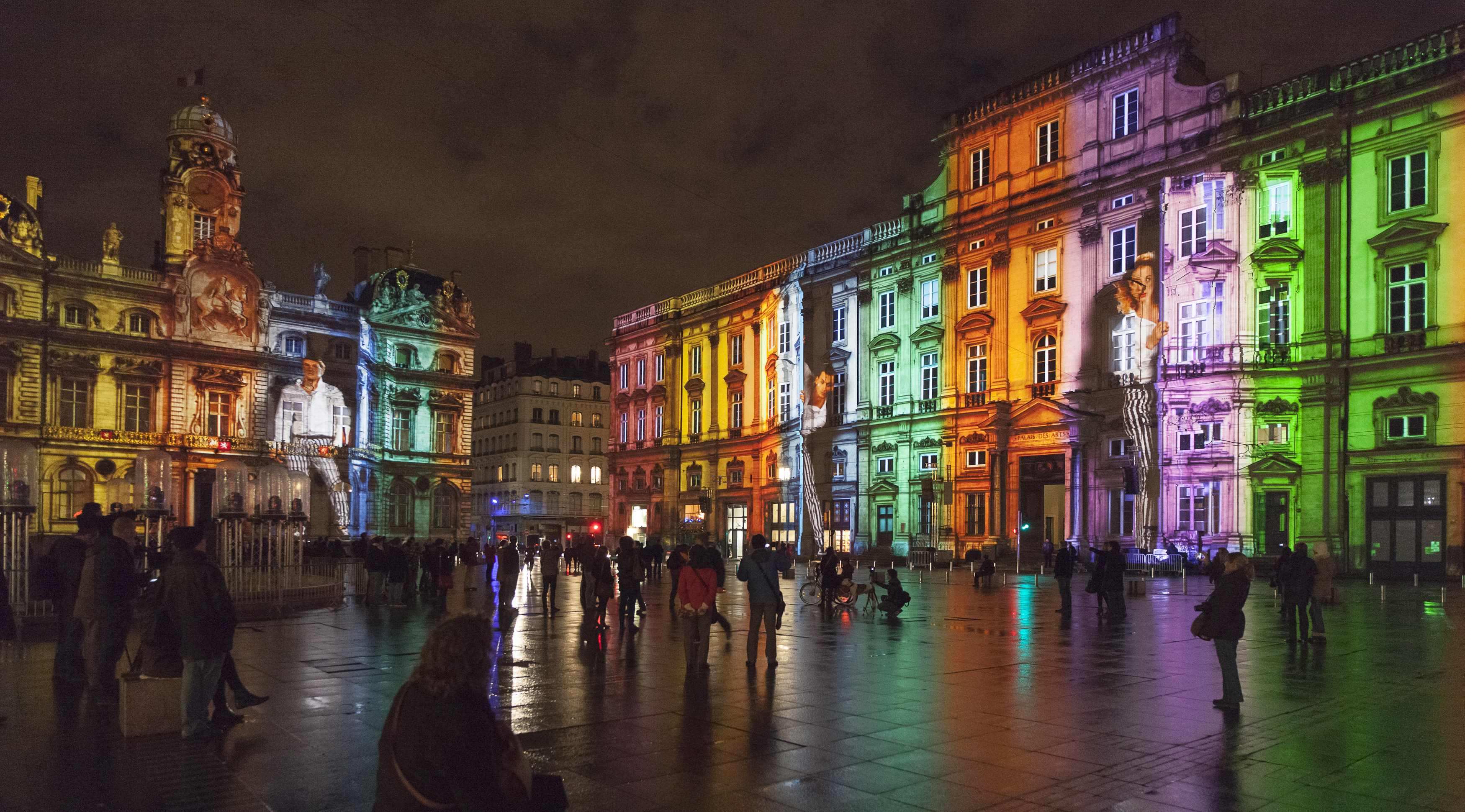 Lyon Festival Of Light - Main Square