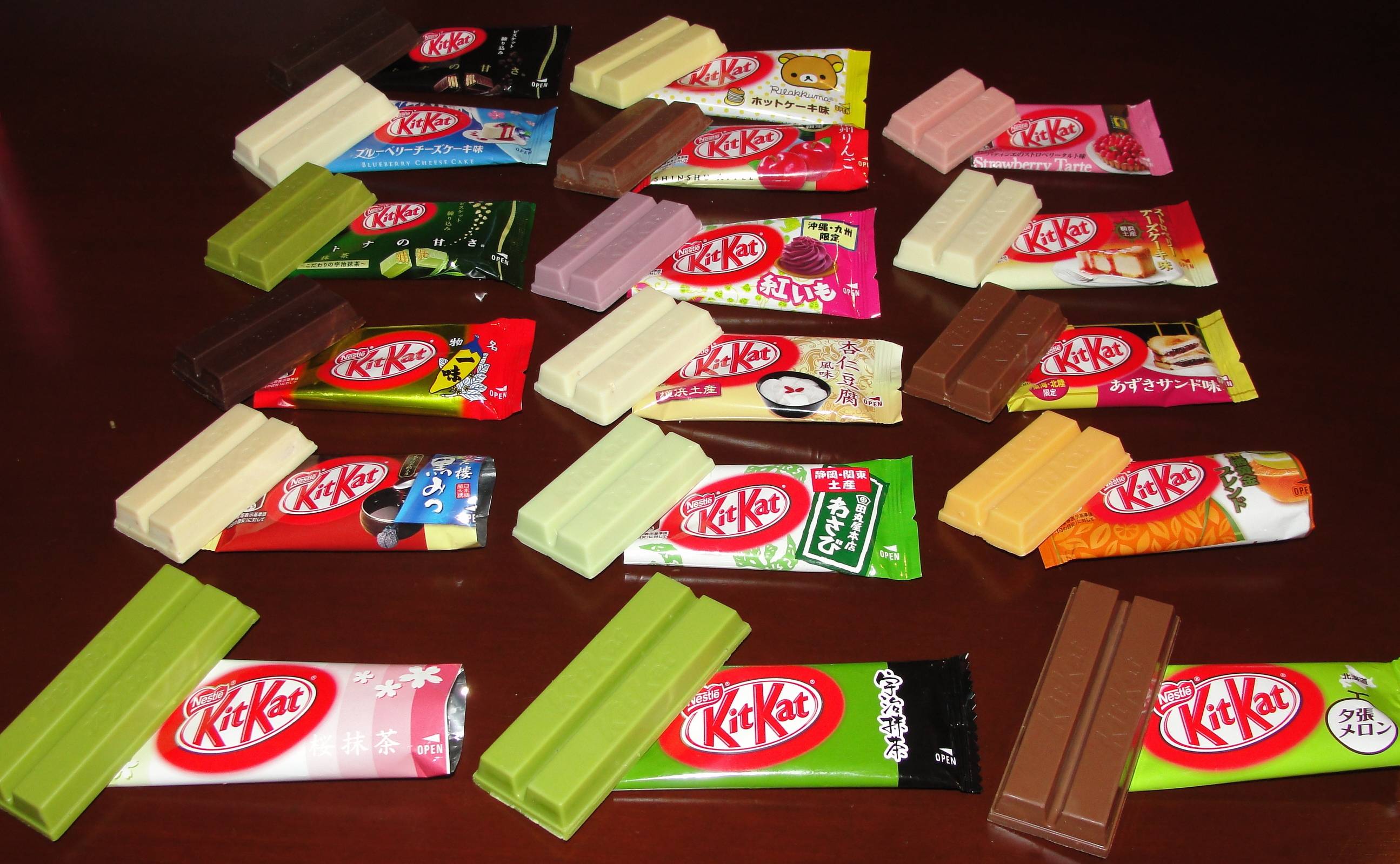 Kit Kat Flavours - Japan - 200