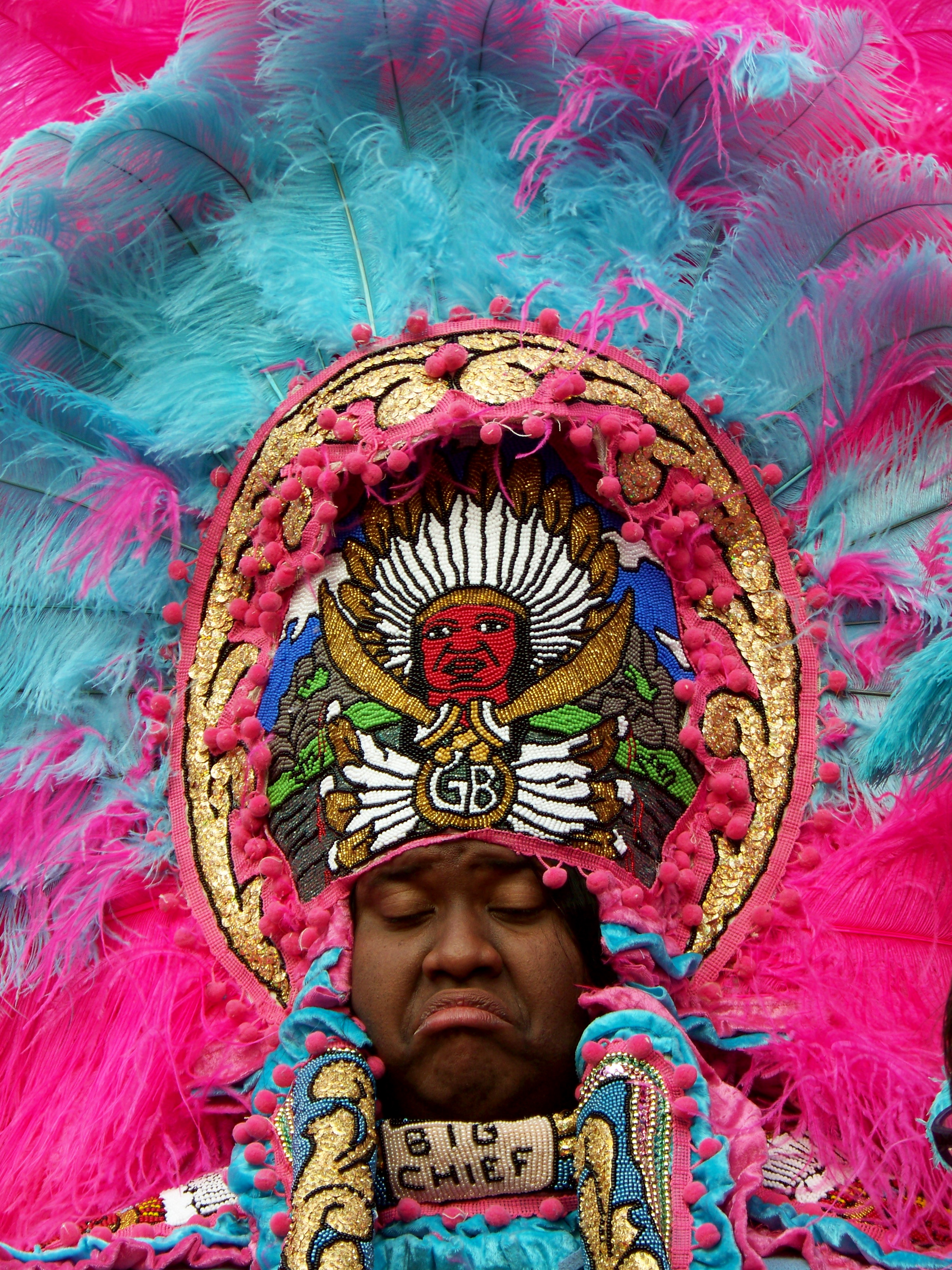 Mardi Gras Indians - big chief
