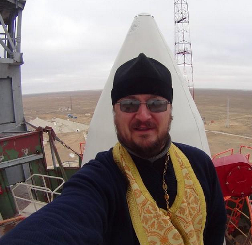 Priest On Top Of A Rocket