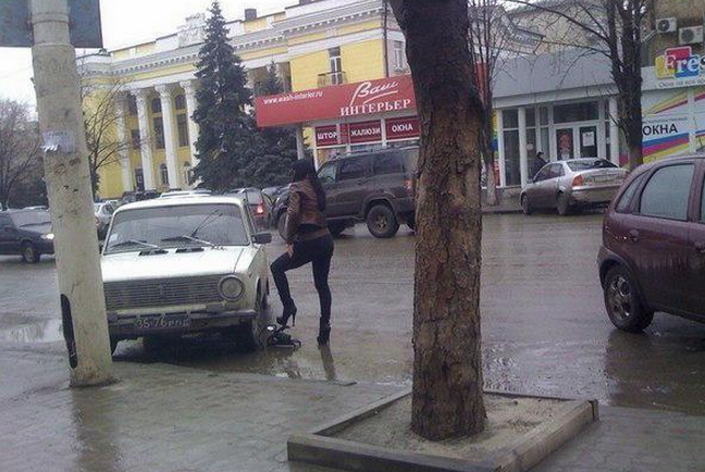 Pumping Up Tyre Russian Style