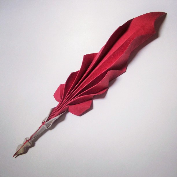 Hoàng Tiến Quyết Wet Fold Origami Quill Pen