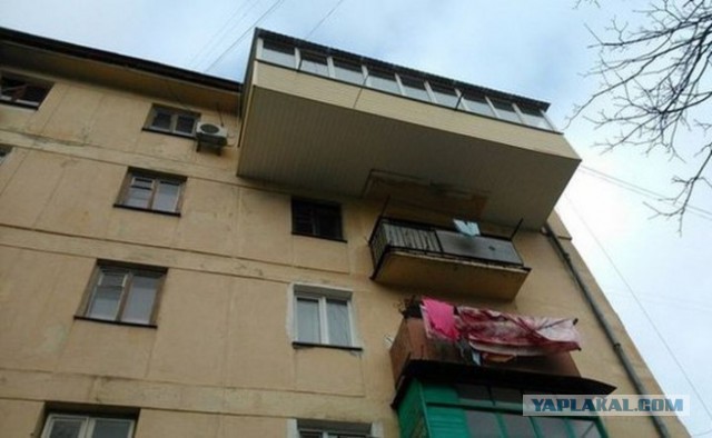 Ridiculous Balconies Humour - The Monster