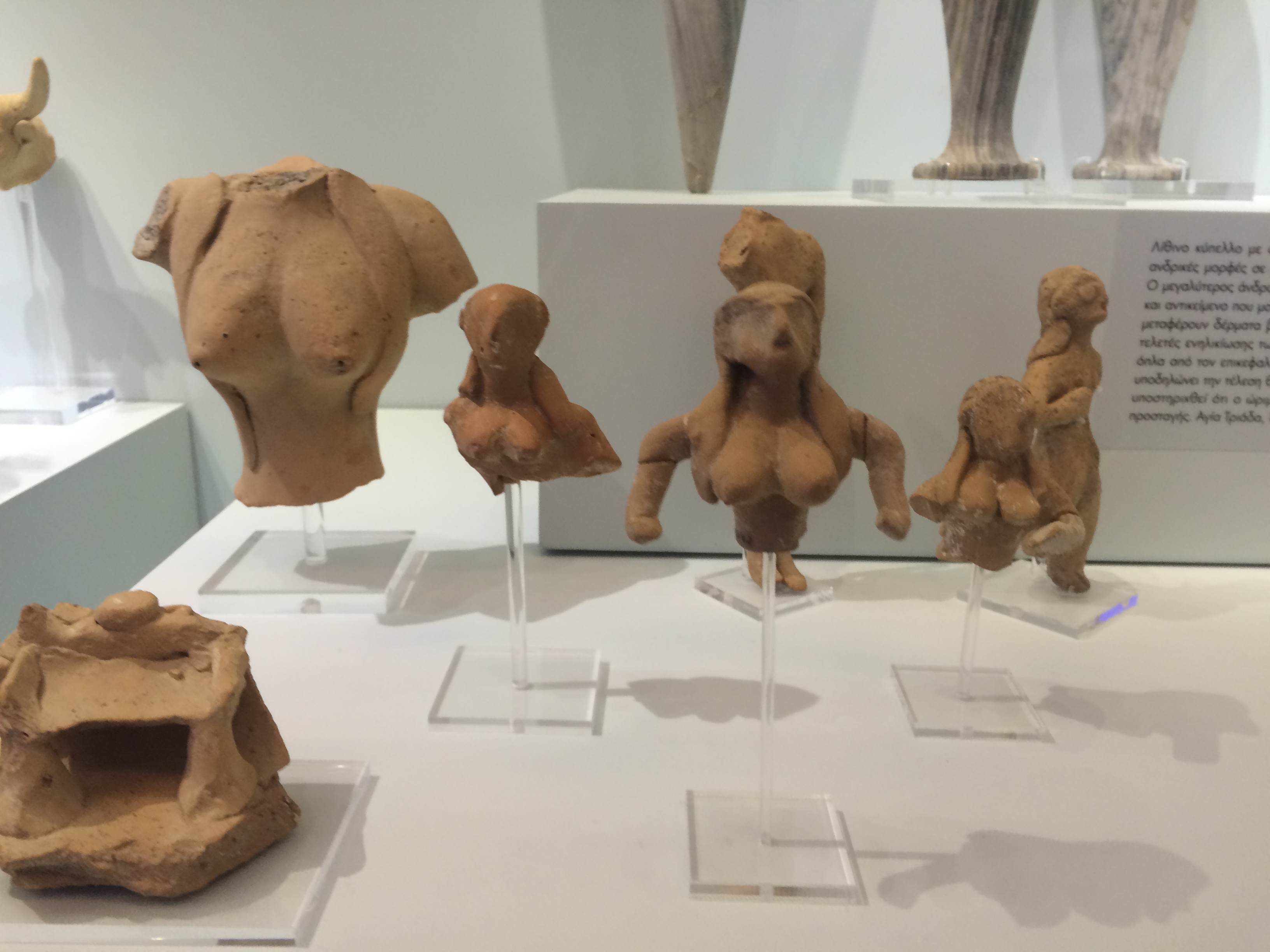 Minoan Pottery - Woman Busts