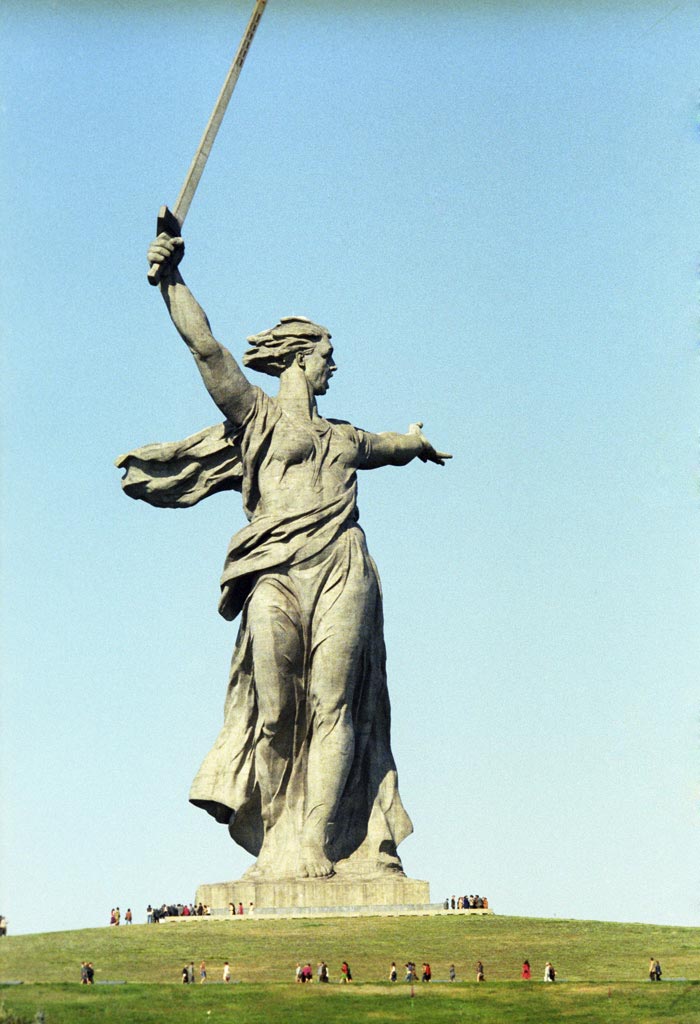 The Mother Land Statue - Volgograd - side view
