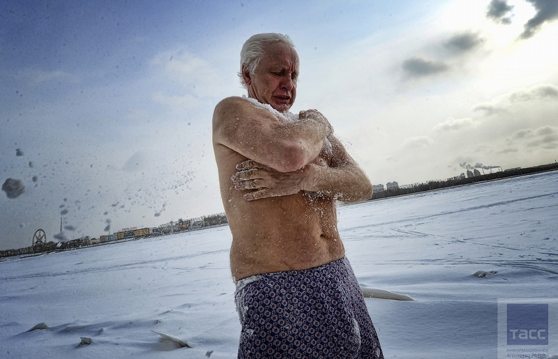 Blagoveshchensk Ice Swimming 17