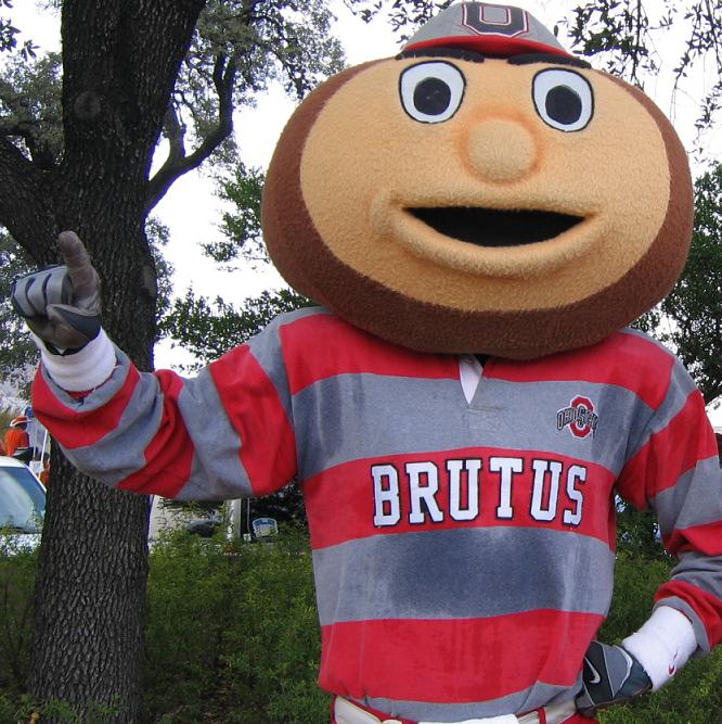 College Mascots - Brutus Buckeye