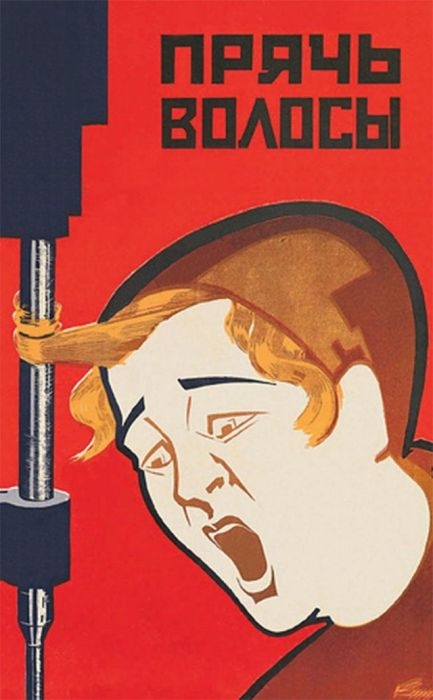 Russia Health And Safty Posters - Hair