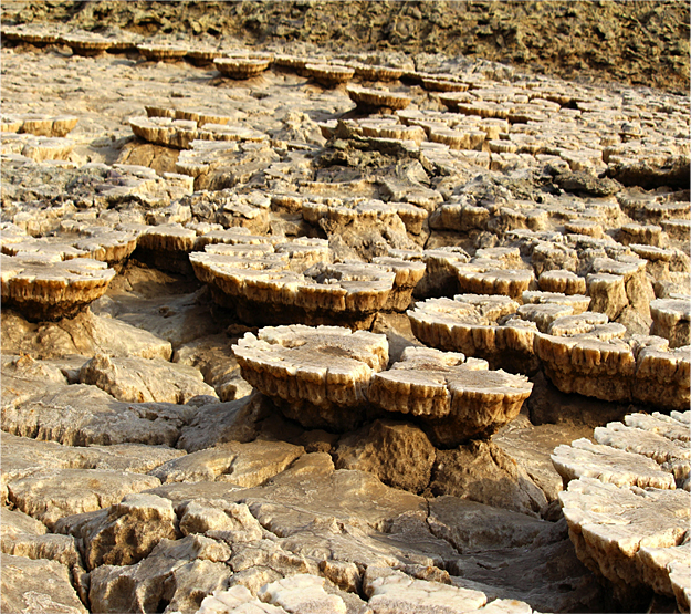 Danakil Depression Dallol - Salt Formations