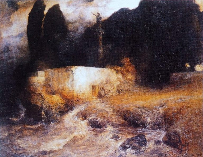 Ferdinand Keller Neptune's Shrine Lazer Horse