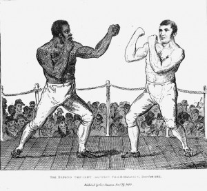1811 - 19th Century Boxers Topless Sketch