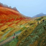 Danxia Rainbow Mountains - Farmers