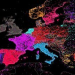 Twitter Users Language Map - Europe