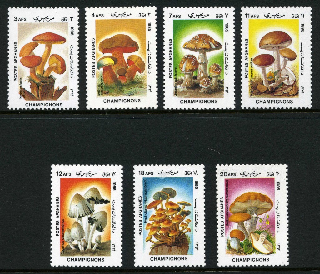 Strange Stamps - Fungus - Afghanistan