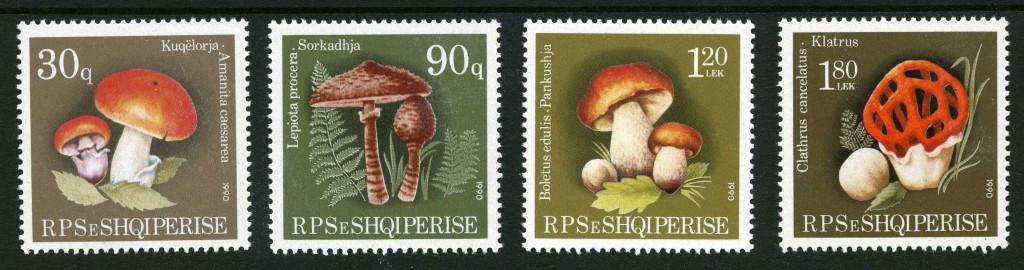 Strange Stamps - Fungus - Albania