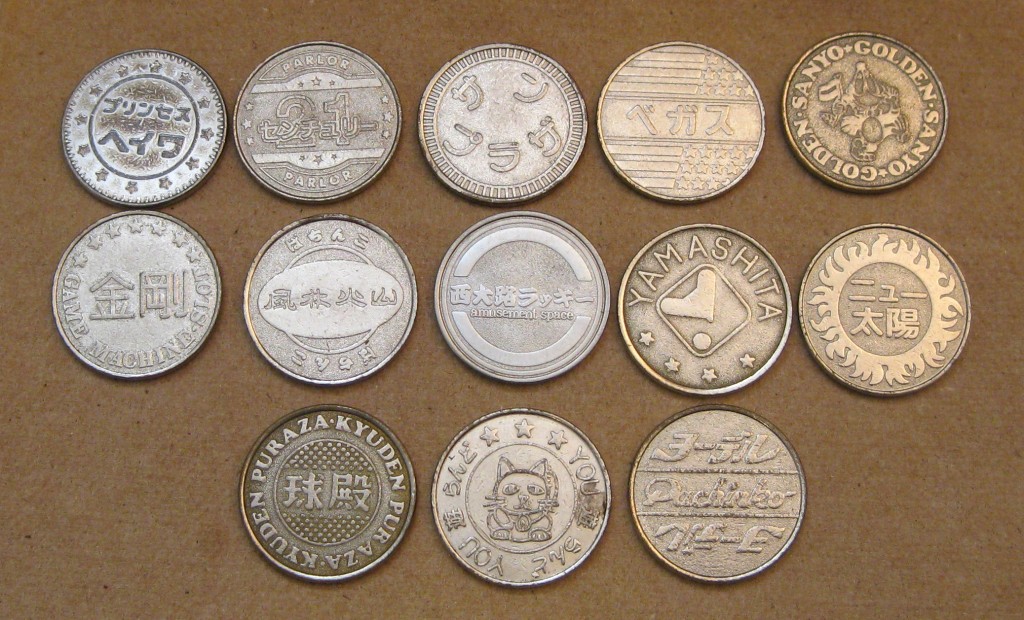 Pachinko Gambling Japan tokens