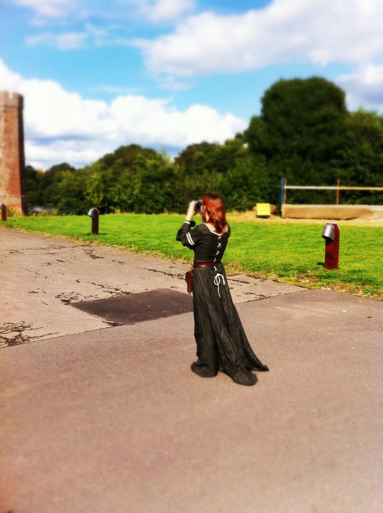 Herstmonceux Medieval Festival - Camera woman