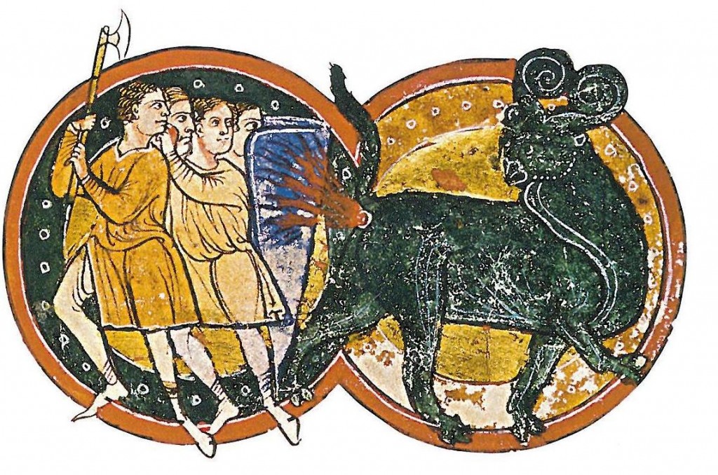 Bonnacon Medieval Monster - acid turds