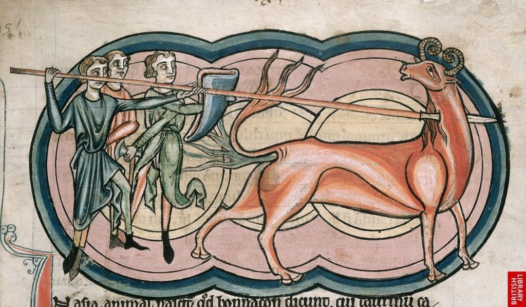 Bonnacon Medieval Monster - how to kill