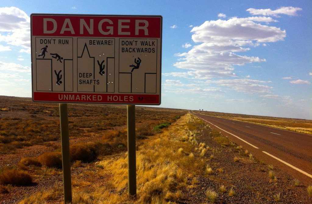 Coober Pedy - deep shafts
