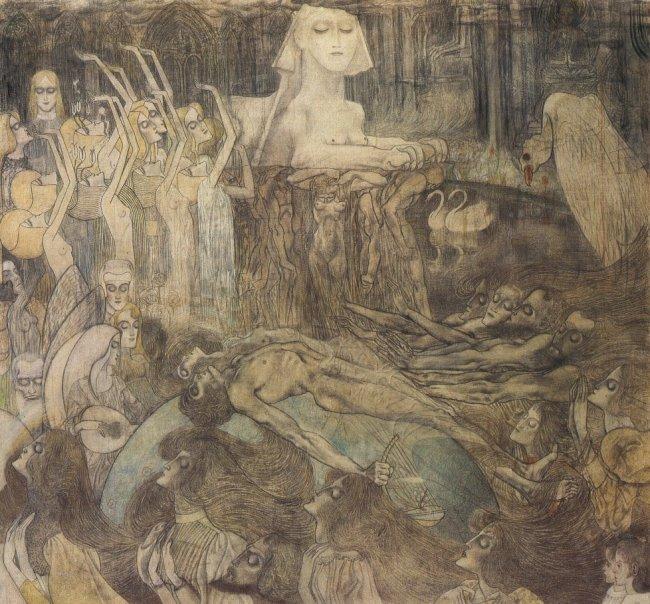 Jan Toorop: A Dutch-Indonesian Art Deco Wonder • Lazer Horse