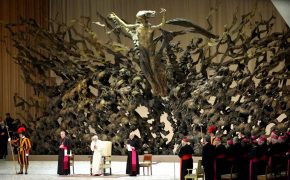 “The Resurrection”: Pope’s Intriguingly Sinister Sculpture